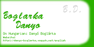 boglarka danyo business card